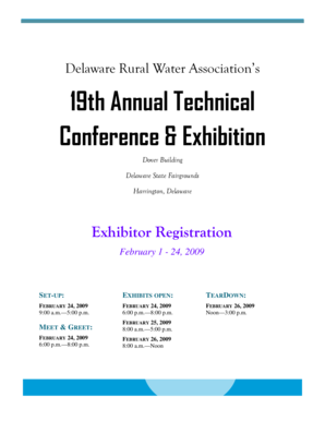 2009Exhibitor Reg Form.pub - Delaware Rural Water Association