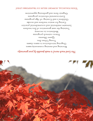 San Francisco Zen Center Donation Form