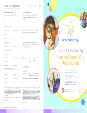 Camp Registration Form