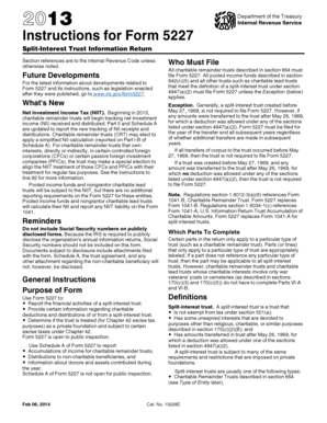 Instructions for Form 5227