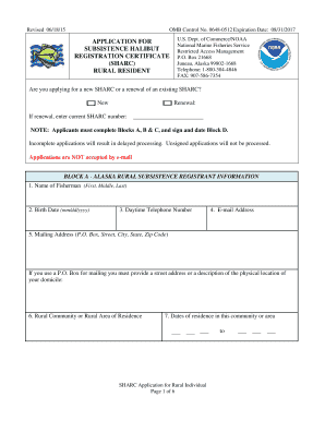 SHARC Application for Rural Individual