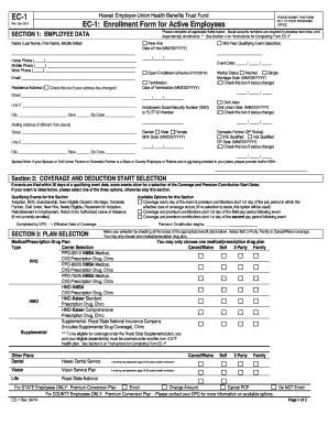 Hawaii EC-1 Enrollment Form