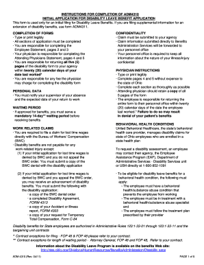 Ohio Disability Leave Benefit Application