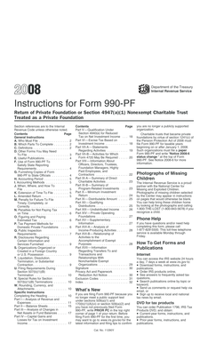 Instructions for Form 990-PF