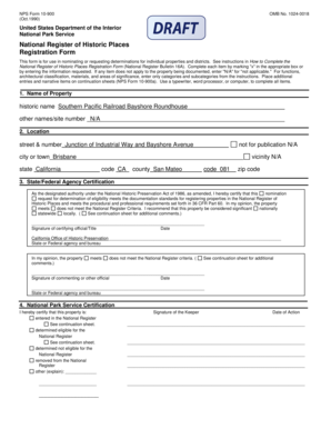 National Register of Historic Places Registration Form