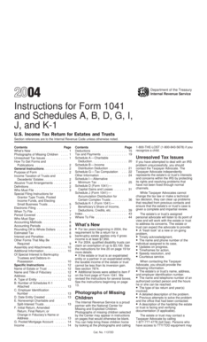 Instructions for Form 1041