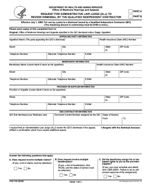 Request for Administrative Law Judge Review
