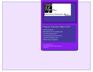 Program Evaluation Report 2013 - Mid Atlantic Arts Foundation - midatlanticarts