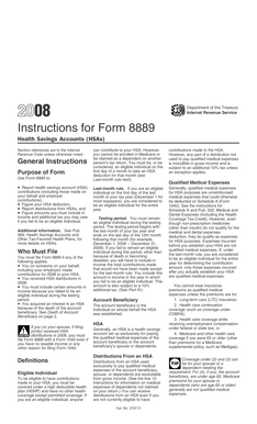 Instructions for Form 8889
