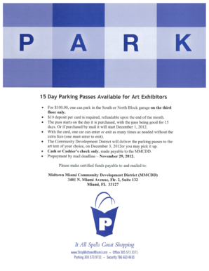 Parking Facilities Employee Data Sheet