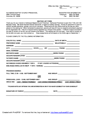 Form preview