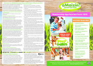 2015 Membership Application Form