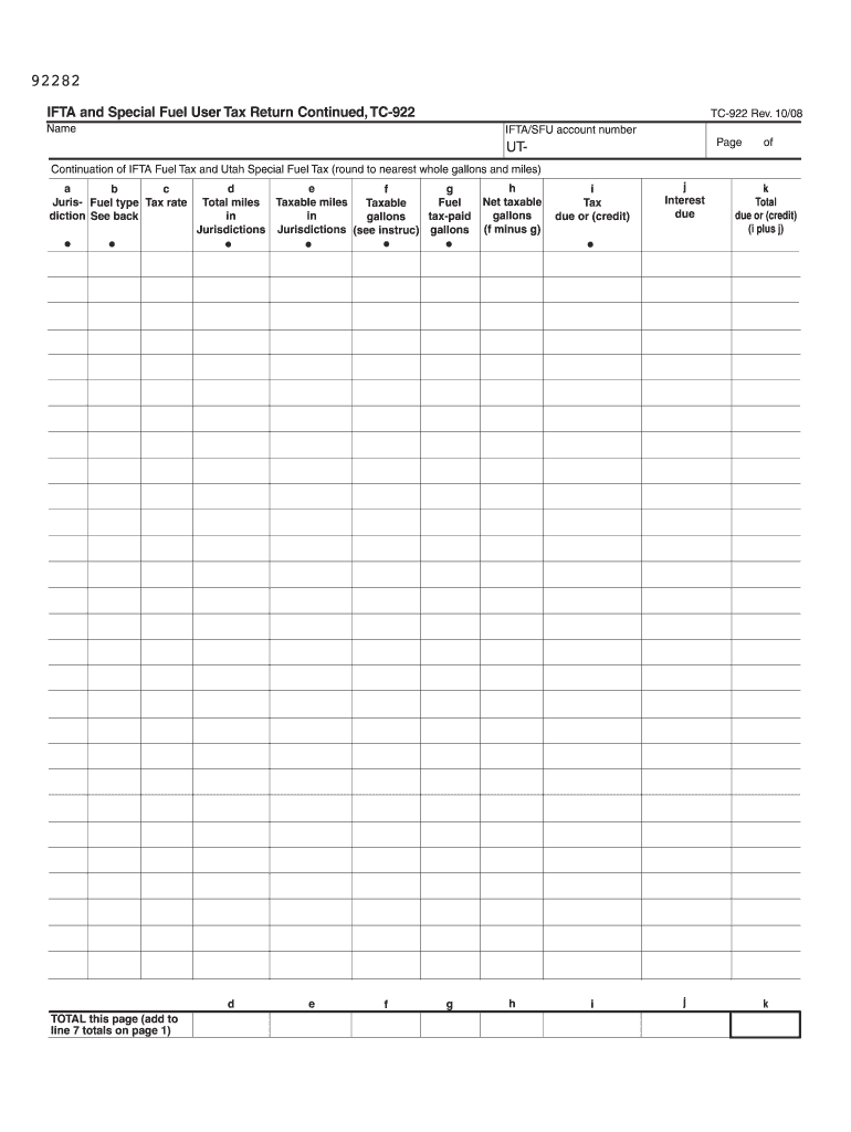 special fuel user permit utah Preview on Page 1