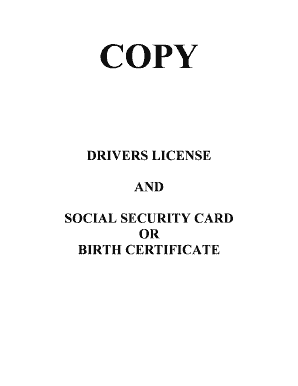 Driver Pre-Qualification Form