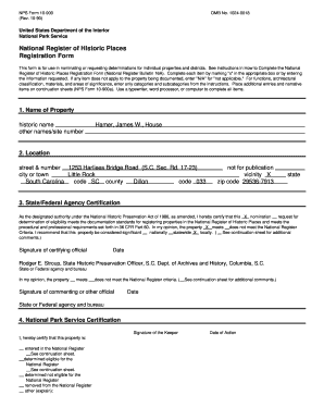 National Register of Historic Places Registration Form
