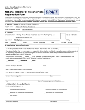 National Register of Historic Places Registration Form