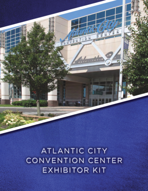 Atlantic City Convention Center Exhibitor Kit