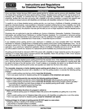 Oregon Disabled Person Parking Permit Application