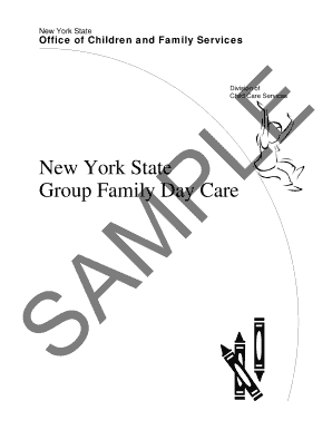New York Group Family Day Care Application
