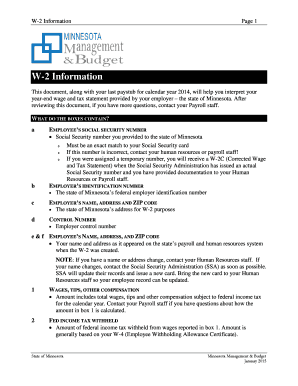 W-2 Form Information Guide