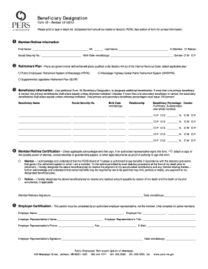 Beneficiary Designation Form
