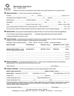 Membership Application Form