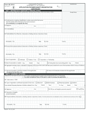 Puerto Rico Merchant's Registration Certificate Application