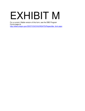 Disadvantaged Business Enterprise Work Plan Proposal