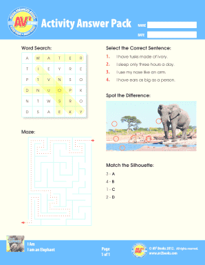 Elephant Activity Pack