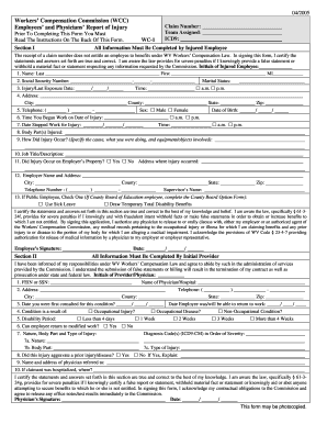 West Virginia Workers' Compensation Injury Report