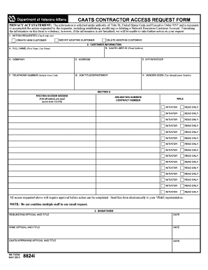 CAATS Contractor Access Request Form