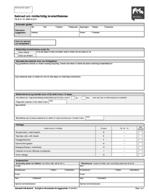 Application for Temporary Use Permit
