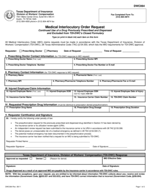 Texas Medical Interlocutory Order Request Form