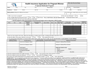 Florida Medicaid Application for Pregnant Women