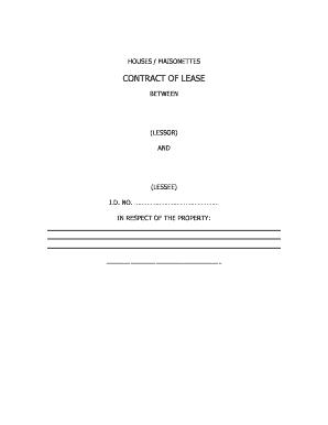 South African Residential Lease Agreement