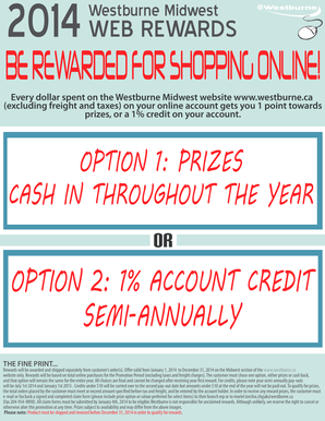 2014 Westburne Midwest Web Rewards Program