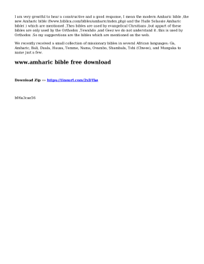 The Holy Bible in the Amharic language ...