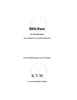 EKG-Kurs: Uwe Ganschow: 9783868673197: Books