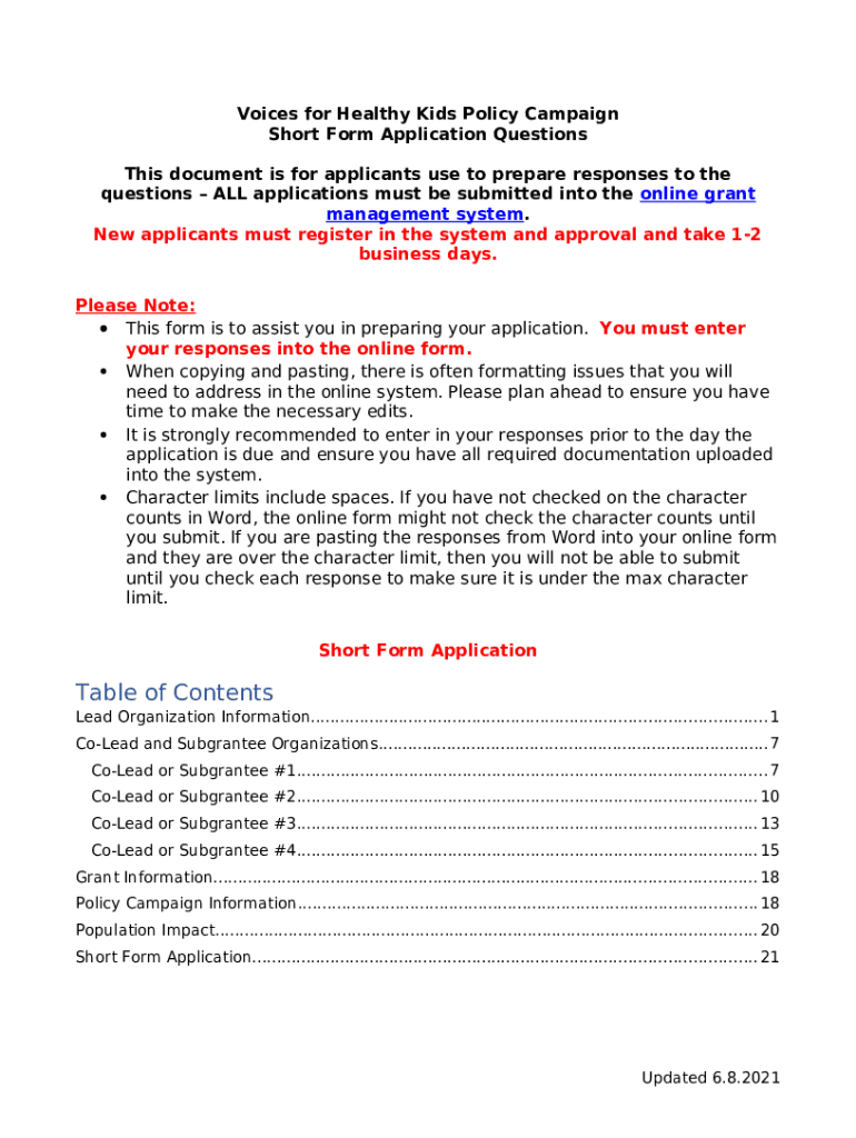 Form preview