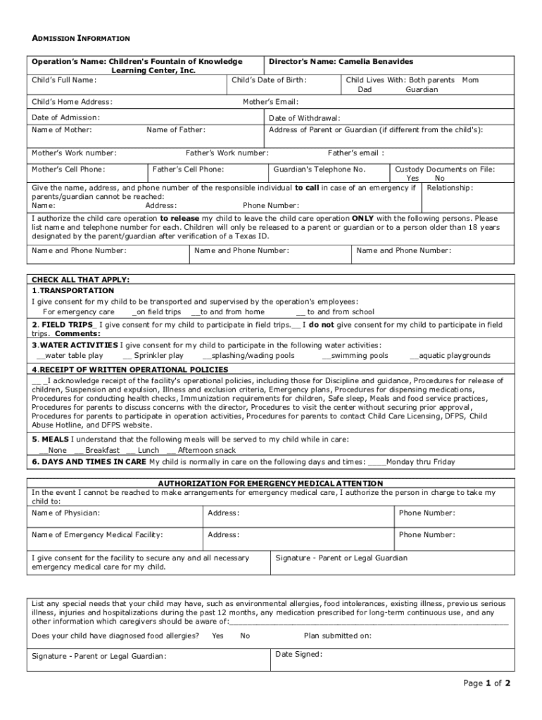 Form preview