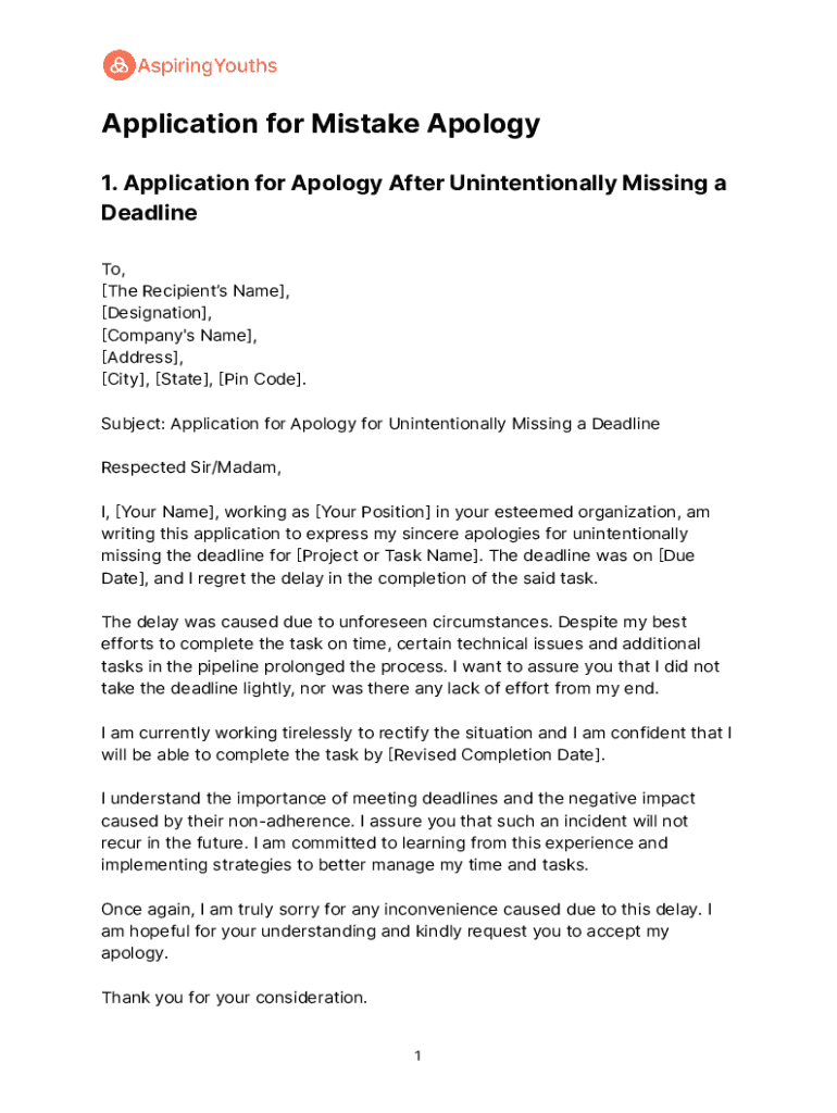 Fillable Online downloadpdfofapplicationformistakeapology.pdf Fax