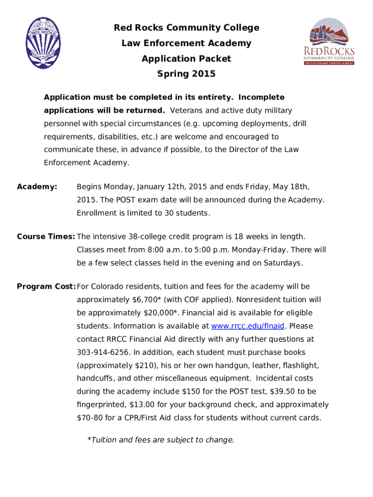 Law Enforcement Academy (P O S T Certification) Doc Template pdfFiller Law Enforcement Academy (P O S T Certification) Doc Template pdfFiller