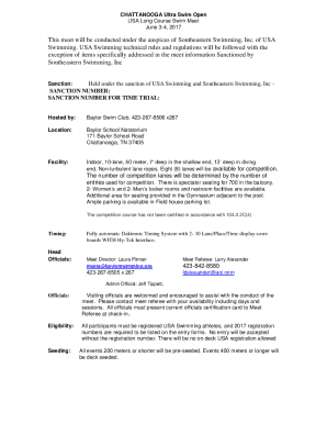 Southeastern Swimming - Open Water