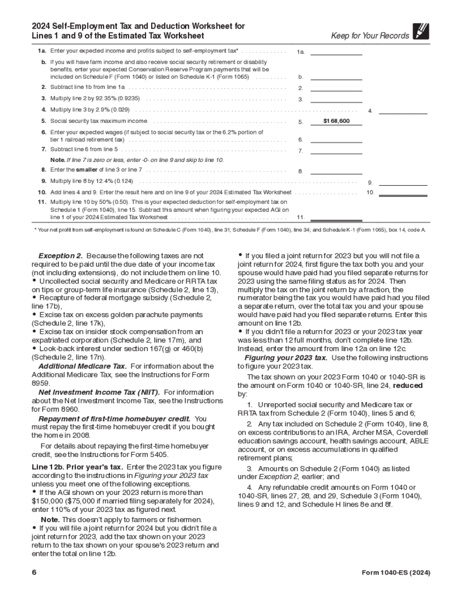 Form 1040-ES