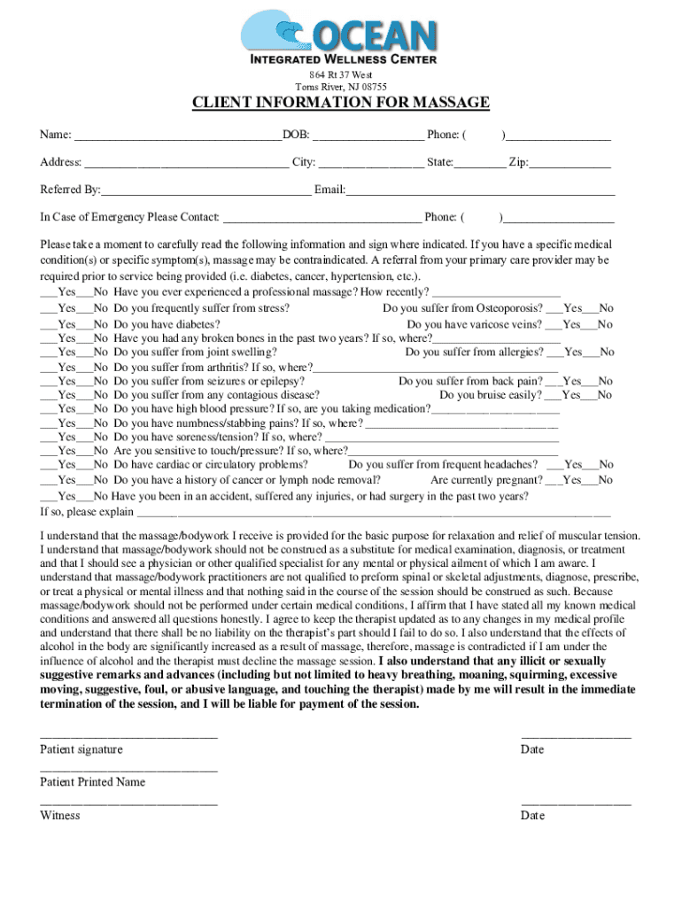 Fillable Online AMI Toms River Fax Email Print pdfFiller