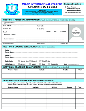Form preview