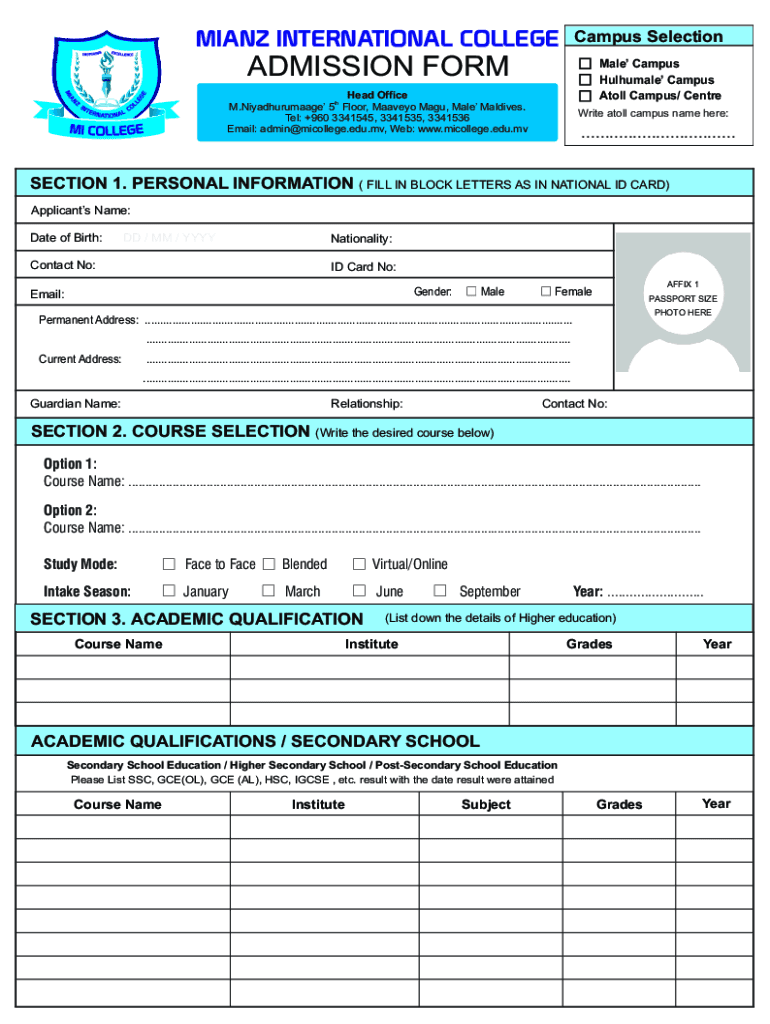 Form preview
