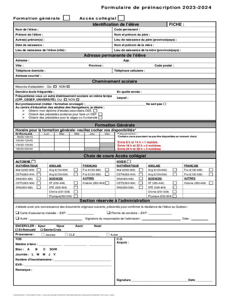 Form preview
