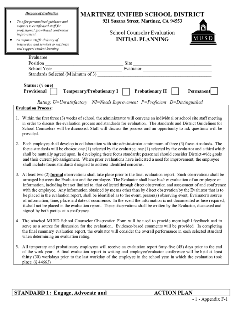 Fillable Online Martinez Unified School District Personnel Forms Fax