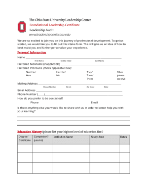 Form preview